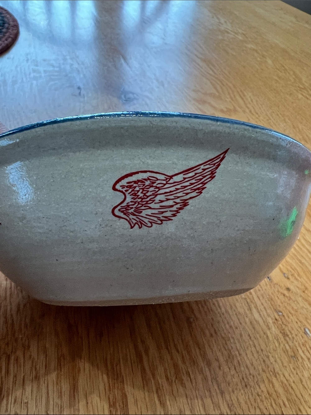 2004 commemorative stoneware bowl made by Red Wing Stoneware.